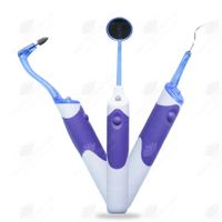 HTBE® Outil de crochet de dent oral avec crochet de dent de choix de soins dentaires de lumière LED pour nettoyer le tartre interden