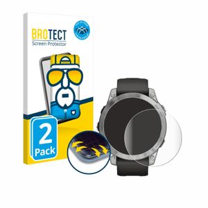 Protection D'Écran Brotect 3D Pour Garmin Vivoactive 4 (45mm) - Film Full Cover Autoguérissant - 2 Pièces