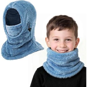 Cagoule Hiver Enfant Polaire – Cache-Cou Réglable Pour Ski Et Jeux Dans Le Froid