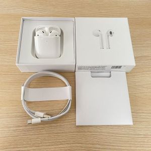 CASQUE - ÉCOUTEURS Apple Airpods 2 génération d'oreillettes Bluetooth
