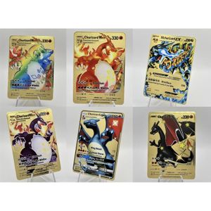 CARTE A COLLECTIONNER Cartes Pokémon Charizard Metal Gold - Wonder Cards
