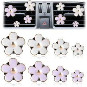 Clip D'Aération De Marguerit, 8Pcs Décoration De Grille D