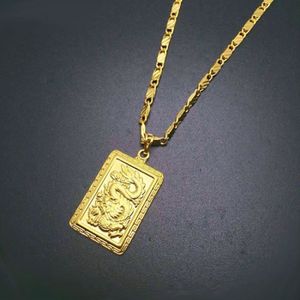 Pendentif Dragon en acier inoxydable par Vittore/ / Argent/é Cha/îne avec dragon pour homme