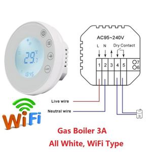 CHAUDIÈRE Chaudière à gaz 3A B WiFi - Thermostat WiFi Intelligent, appareil de contrôle de température pour chaudière à