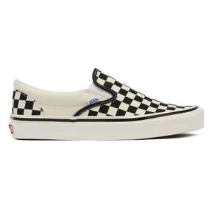 BASKET MULTISPORT Vans Anaheim usine Slip-On DX 98 Noir Checkerboard