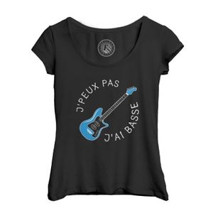 Faites votre choix Femmes T-Shirt Musique Guitare Musicien Cadeau Idée col 
