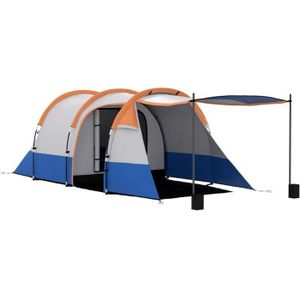 TENTE DE CAMPING Tente de camping 2-3 pers. porche étanche 2000 mm 
