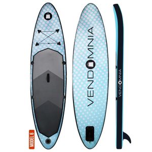 STAND UP PADDLE Stand up paddle gonflable- bleu( à pois), 320 cm ,