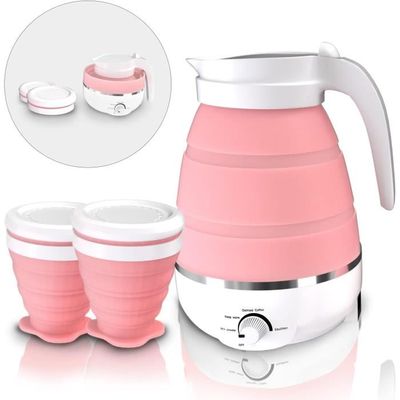 LIWI-Bouilloire Électrique Pliable, 0.6L Bouilloire de Voyage, Portable