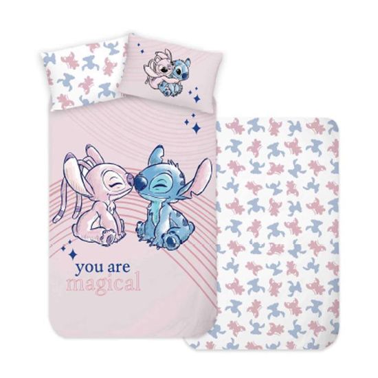 Parure de lit enfant bébé Lilo et Stitch Magical 100×135 cm, 40×60