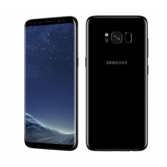 Smartphone Samsung Galaxy S8 64Go / 4Go 5,8" Nano-SIM unique - Noir-SM-G950U