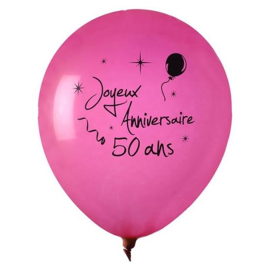Ballon Joyeux Anniversaire Fuschia 50 Ans X 8 Achat Vente Ballon Decoratif Cdiscount Ballon Joyeux Anniversaire Fuschia 50 Ans X 8 Achat Vente Ballon Decoratif Cdiscount