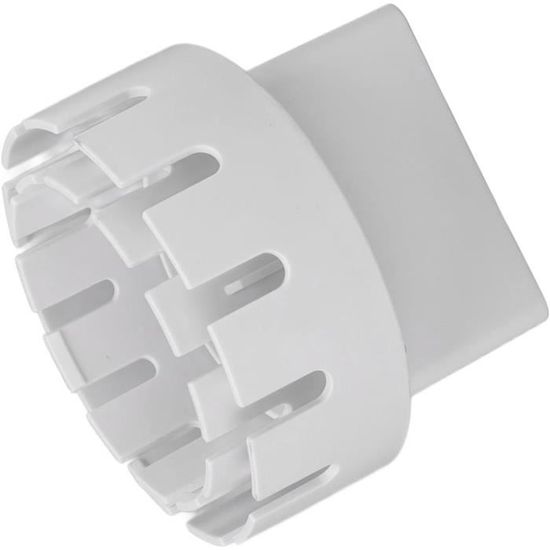 TOKPLNU Rallonge Flexible Tuyau Descente Gouttière Blanc | Extension Drainage Pluie 50-147 Cm | Protecteur Fondations Maison