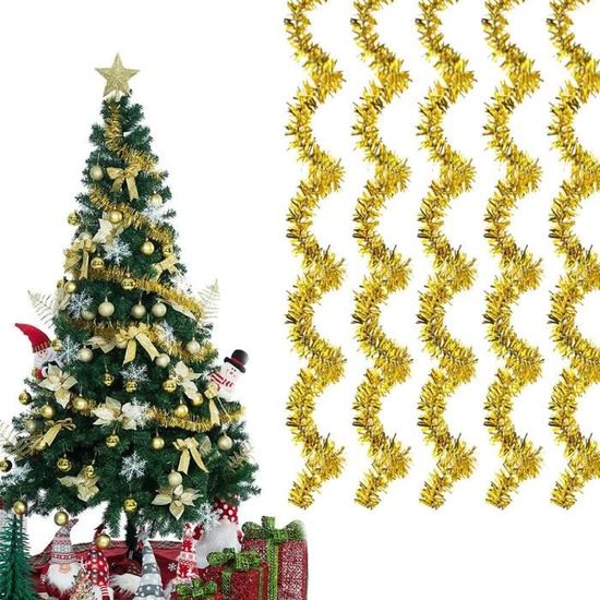 Guirlande De Noël 12M Verte Luxueuse - Décoration Sapin, Cheminée, Escalier Et Table Pour Un Noël Magique Intérieur & Extérieur