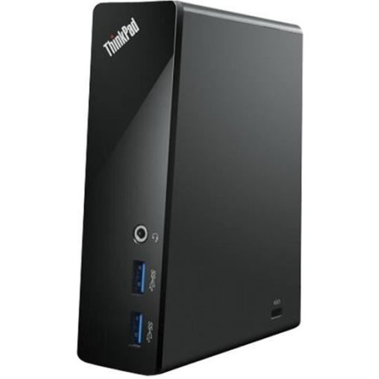 Lenovo ThinkPad USB 3.0 Dock Station d'accueil (USB) 10Mb LAN IT pour Thinkpad 13; ThinkPad L460; L560; P40 Yoga; P50; T460;…