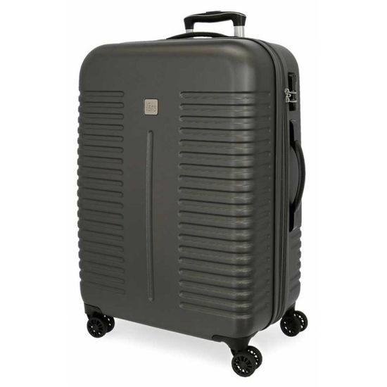 Valise Extensible Roll Road India – 70 Cm, Rose Nude, ABS, Pour Femme (neuve)