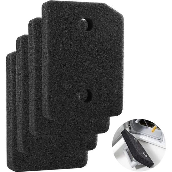 Filtres Mousse Rechange Pour Shark HydroVac - Lot De 4 Lavables WD100/WD101/WD200 Modèles