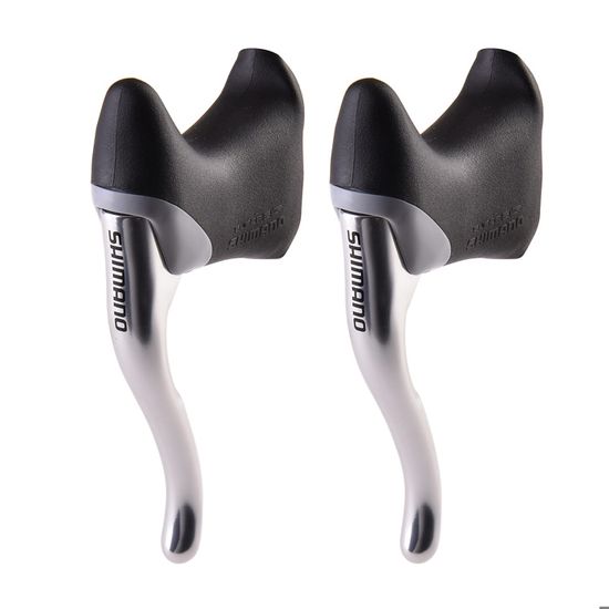Anciennes Manettes De Freins Shimano 600 Pour Vélo De Course Et Route – Aluminium Gris
