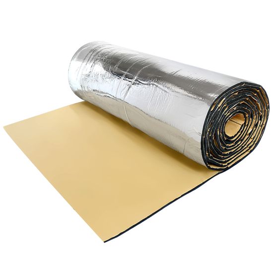 Lot De 12 Tapis D’isolation Acoustique Auto – 40 X 25 Cm, 5 Mm D’épaisseur – Auto-adhésif, Ignifuge, étanche – Pour Capot, Toit, Porte…