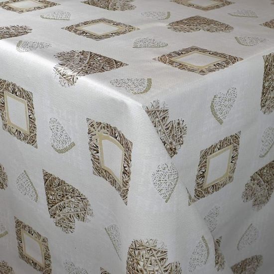 Nappe ovale toile cirée 140x180 | Livraison gratuite
