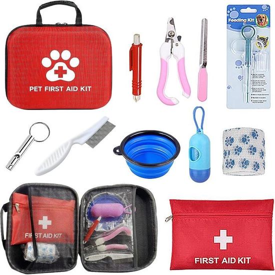 Trousse de premiers secours pour chien