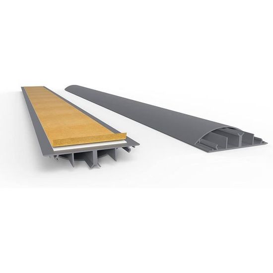 SCOS Kabelkanal 1000x25x25mm Selbstklebend - Weiße PVC Kabelleiste Für Ordentliche Kabelführung