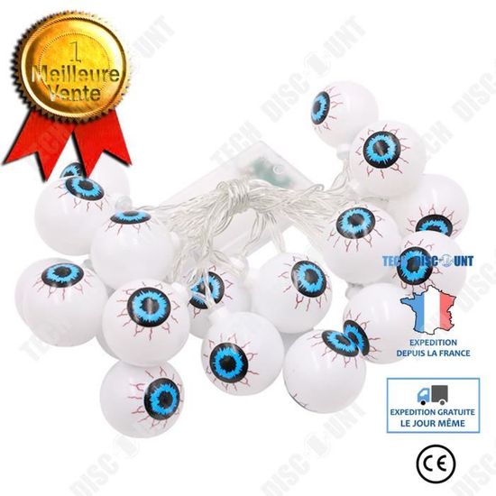 Guirlandes Décoratives Halloween VIKY® - 18 Corbeaux + 2 Rubans - 7 Styles Brillants Pour Porte, Mur, Fête - 3