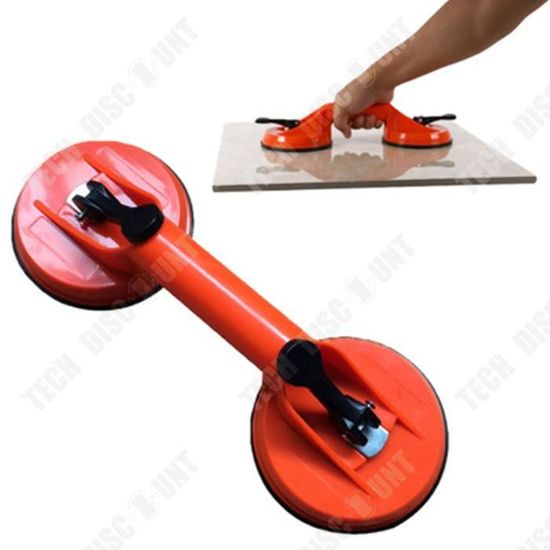 TD® Ventouse Double Transport,Retrait Vitre Grand Format Orange Mécanisme Manuel Objet Surface