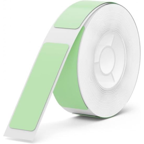 Ruban D'Étiquettes Thermiques - 6 Rouleaux D'Étiquettes En Papier 12x40mm, Résistant à L'Eau Et à L'Huile, Adapté Pour La Maison, Le Bureau, L'École (6 Couleurs, 960 Étiquettes/6 Rouleaux