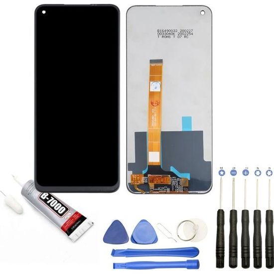 Vitre Tactile + Ecran LCD Compatible Avec Oppo Reno 2 Taille 6.5" Noir