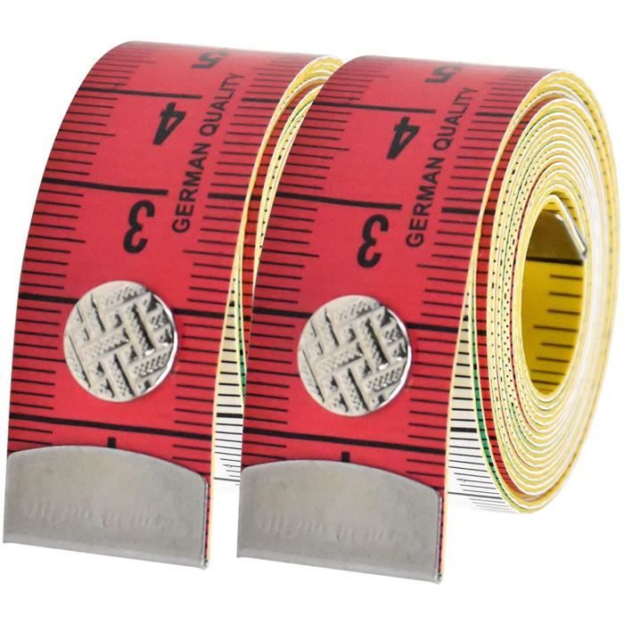 Ruban Flexible à Mesurer Ruban Mesure Corps Mètre Ruban Souple 150cm - Double Face Cm/pouces - Cuir Synthétique Measuring Tape Ruban à Mesurer Souple