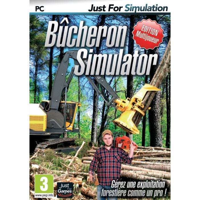 Just For Games Bûcheron Simulator Jeu PC
