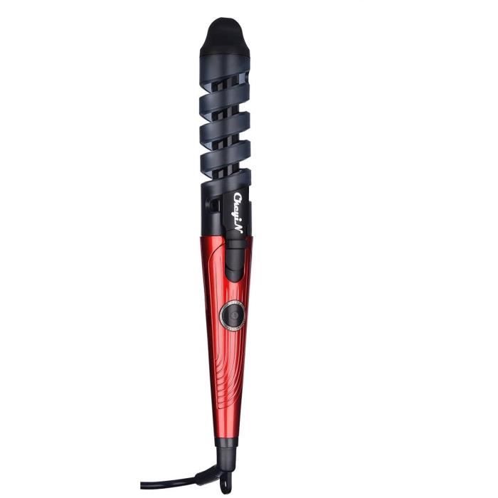 CkeyiN Fer à boucler Céramique Température Constante - Curleur Fer Friser Chauffage rapide Cheveux Boucles naturelles Longue Tenue