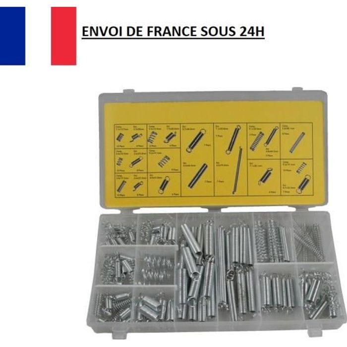 150 Ressorts de Compression et Traction Tension Assortiment 12,7 à 79,4 mm