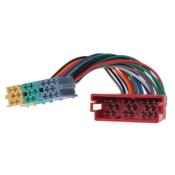Pièces Auto,Biurlink adaptateur Radio Mini prise ISO rallonge câble de harnais CD pour AUDI A2 A3 pour audi A4 A6 TT - Type 1pcs