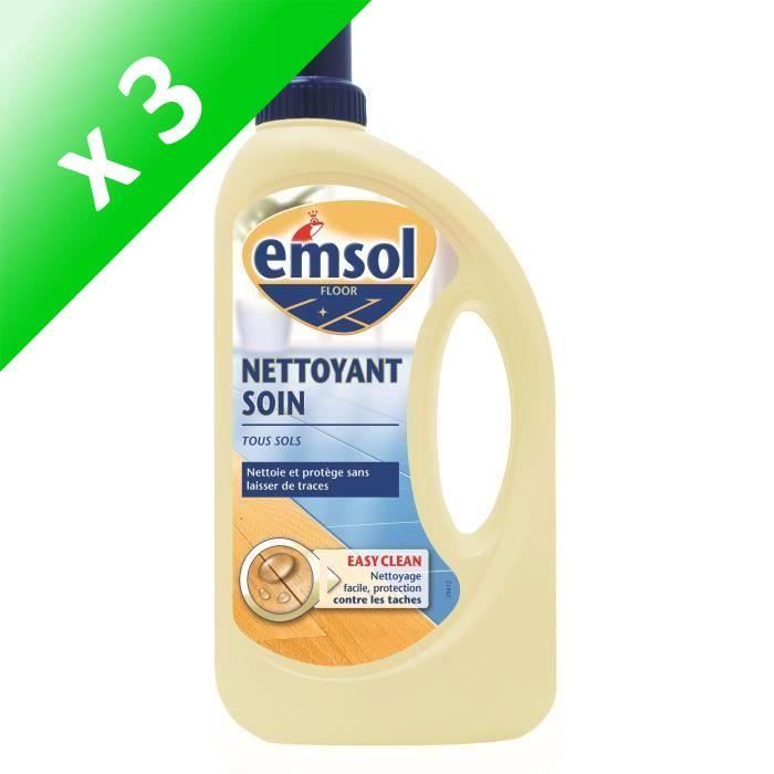 Emsol Nettoyant Soin 750ml (Lot de 3)