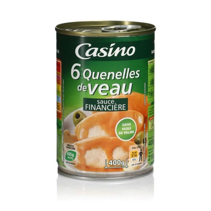 Quenelle de veau à la sauce financière - 400 g