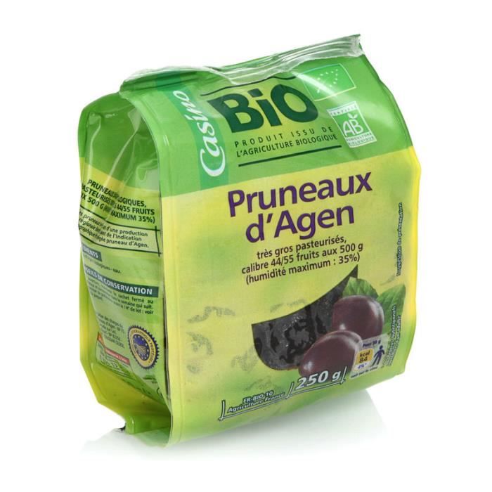 MAITRE PRUNILLE Pruneaux BIO séchés - 250 g