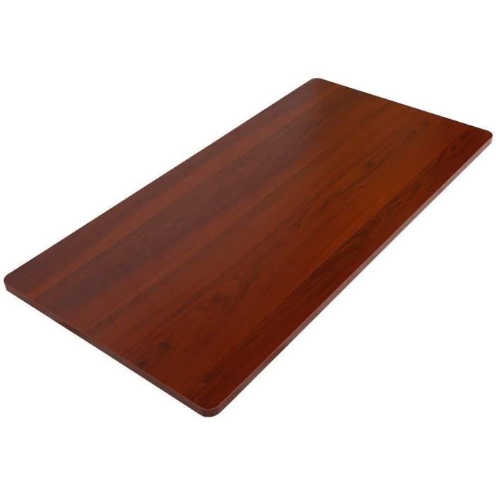 FLEXISPOT Plateau Stable de 140x70x2,5cm - Planche Rectangulaire DIY pour Bureau Réglable en Hauteur (Plateau 140cm, Acajou)