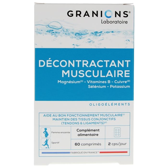 Granions Décontractant Musculaire 60 comprimés
