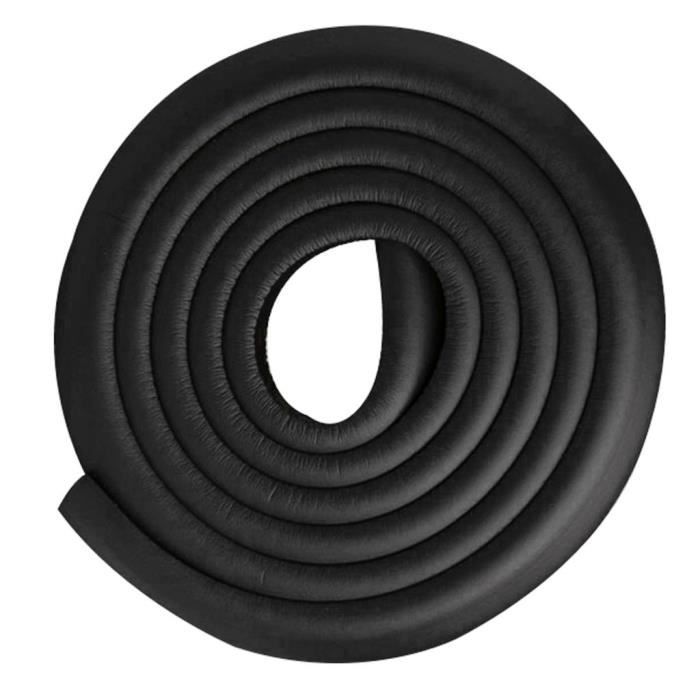 2m Protections d'Angles et Rebords Anti-Chocs Protecteur de Coins Sécurité Rouleau de Mousse pour Table et Plus Noir Footful