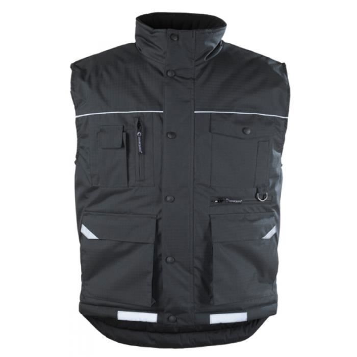 Gilet multipoches noir