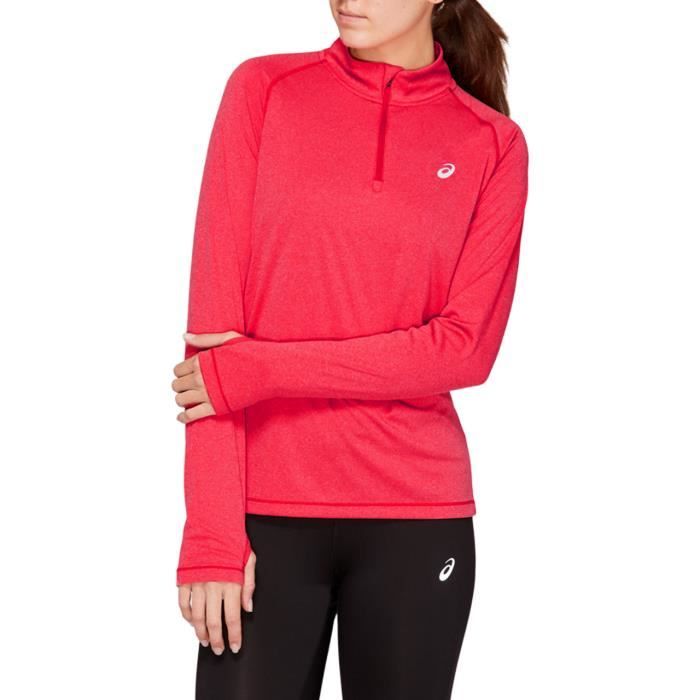 Maillot femme Training manches longues femme Asics lite-show 1/2 Zip