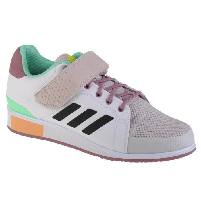 Chaussures ADIDAS Power Perfect 3 Gris,Blanc - Homme/Adulte