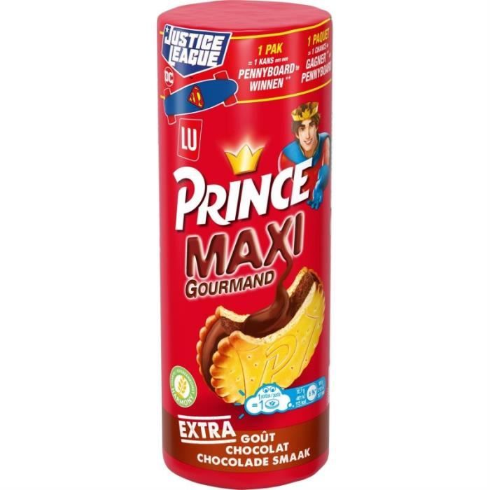 PRINCE - Biscuit Maxi Chocolat Lait 250G - Lot De 4
