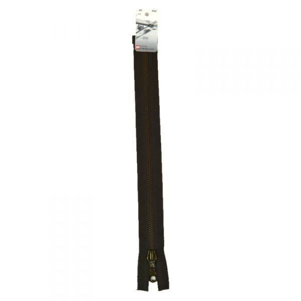 Fermeture Eclair séparable métal (Z19) - 90 cm 990 Brou de noix