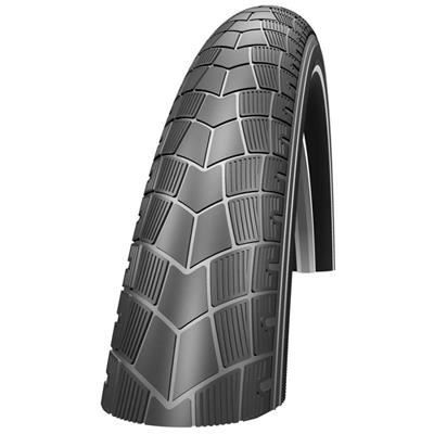 Pneu vélo - VILLE - SCHWALBE - BIG APPLE HS430 PERFORMANCE LINE - 26x2.00 (50-559) - Noir - TUBETYPE