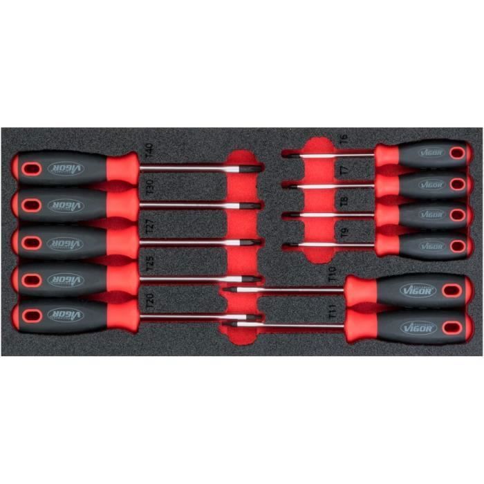 Vigor Jeu de tournevis Torx - V4991