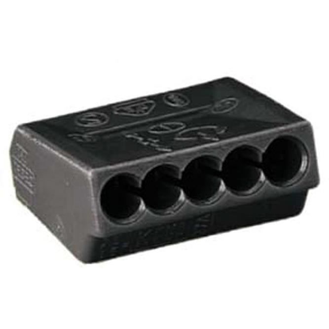 Micro borne de connexion pour boîte de dérivation 4 X 0.8 mm_ gris (boite de 100)