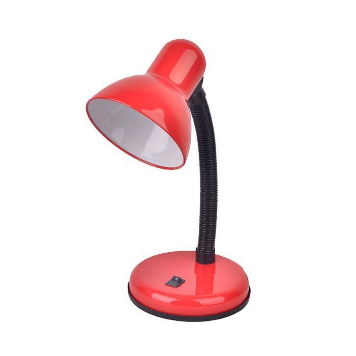 Lampe de chevet bureau et liseuse Basic en acier et plastique noir douille E27 (ampoule non fournie)